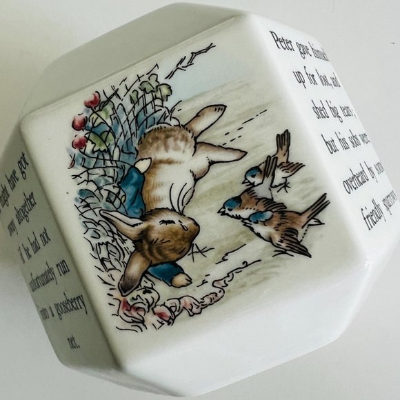 WEDGWOOD "Peter Rabbit"  Ceramic Hexagon Bank - Picture 2 of 9
